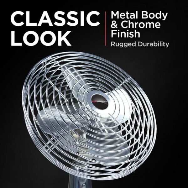 Schumacher 125 Chrome Fan 12V - Image 2